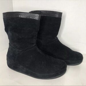 FitFlop Suede Slouch Boots - Size 7